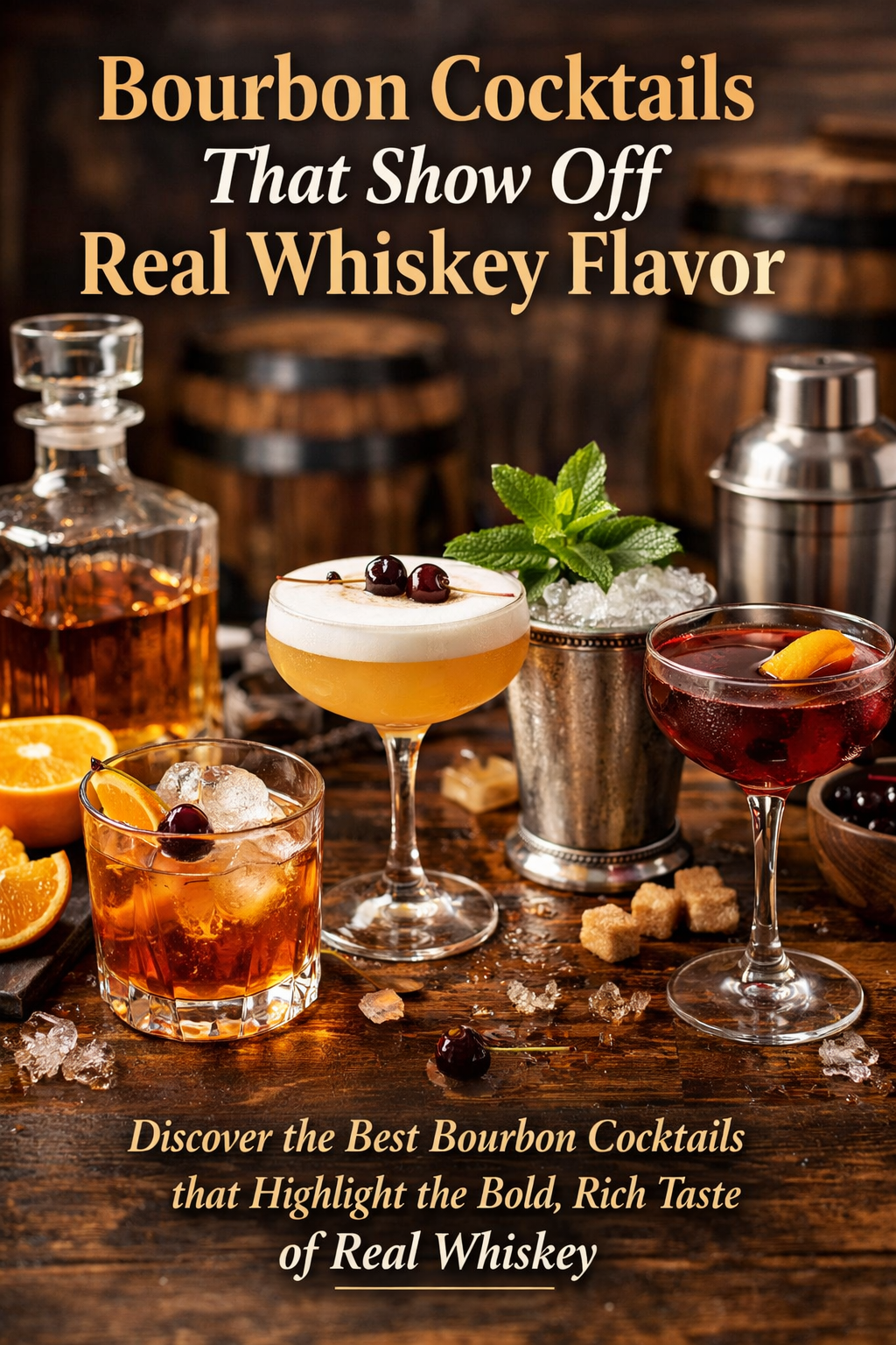 Bourbon Cocktails That Show Off Real Whiskey Flavor (Not Just Sugar)